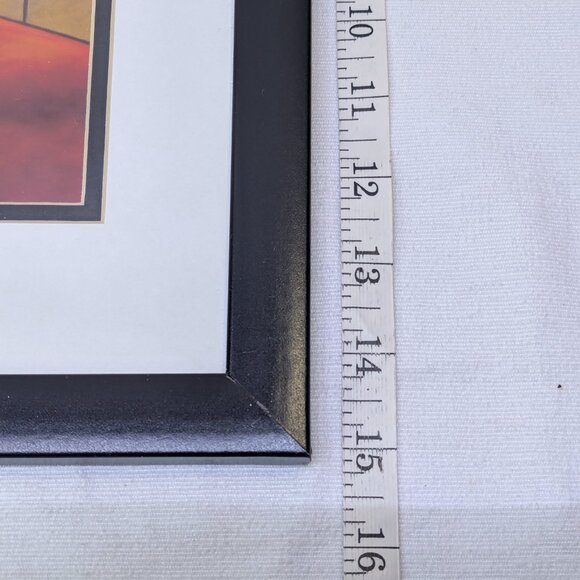 "Frank By Will Rafuse Framed Print Martini Shaker 11.5x9.5 - Picture 7 of 10